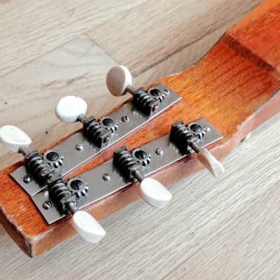 1920's Weissenborn Style 1 Vintage Hawaiian Acoustic Lapsteel Slide Guitar Koa image 5