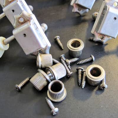 Gibson Kluson Deluxe Single Ring Keystone Tuners Aged Nickel from Les Paul R9 1959 Historic Reissue image 3