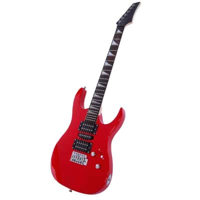 New 170 Style Electric Guitar Beginner Kit 39 Inch Full Size Red Starter with Bag image 2