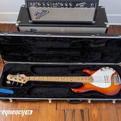 Ernie Ball Music Man Stingray 5 Bass with a Birdseye Maple Neck in Sunburst - 1991 image 23