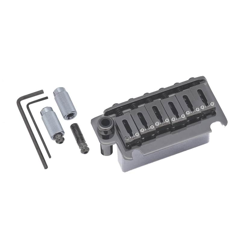 Contemporary Two Pivot Mount Block Saddles 510TS Tremolo System-Black Chrome (Cosmo) image 1