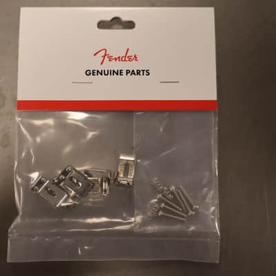 Fender American Standard Stratocaster Bridge Saddles ('08-Present), Nickel, Set of 6 image 1
