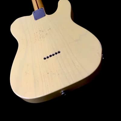 LEFTY! Wildwood Custom USA Musikraft Blonde TL51 Nocaster Relic Nitro Lacquer Swamp Ash 7 Lb HSC image 8