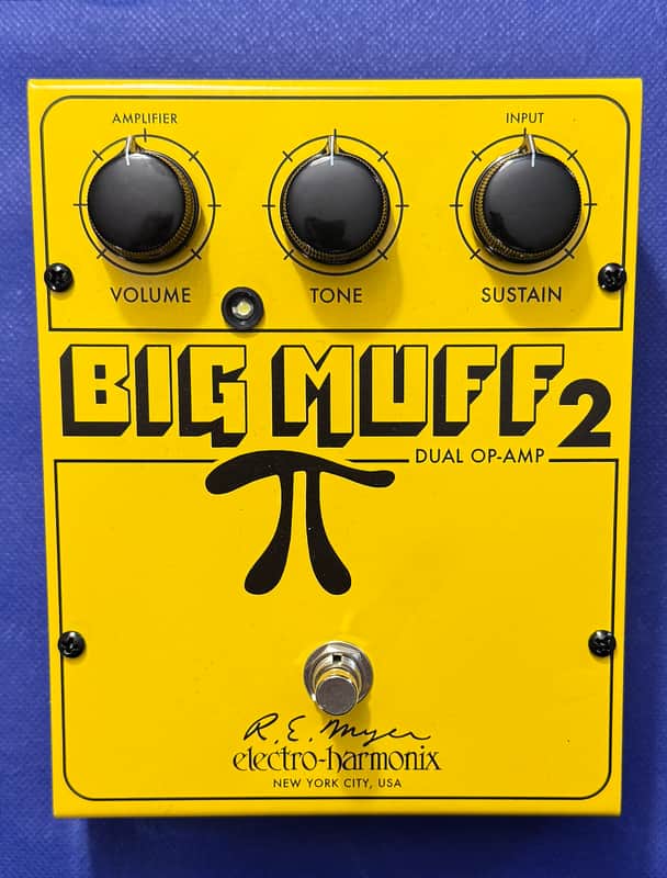 Electro-Harmonix / JHS Third Man Hardware Big Muff 2 Dual Op-Amp Fuzz 2026 - Yellow image 1