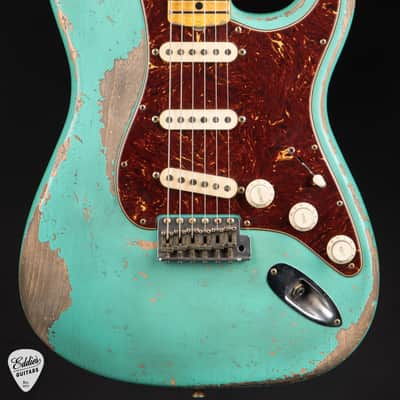 Fender Custom Shop Masterbuilt 1969 Stratocaster Relic - Sea Foam Green image 2