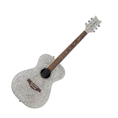 Daisy Rock Guitars DR6206-A Pixie Acoustic Silver Sparkle | Reverb