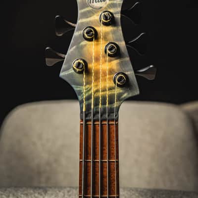 MTD 535-24 US Custom 30th Anniversary Quilted Maple Top-Nebula Burst w/Roasted Maple Neck & Roasted Birdseye Maple Fingerboard image 5