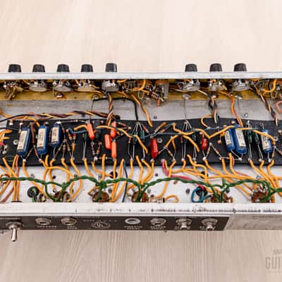 1967 Fender Super Reverb Black Panel Vintage Tube Amp w/ Cover & Ftsw, Fleet Foxes, Phil Ek-Owned image 14