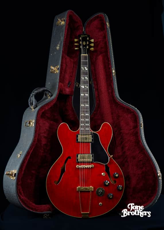 CLEAN & UNFADED! 1968 Gibson ES-345 Cherry image 1