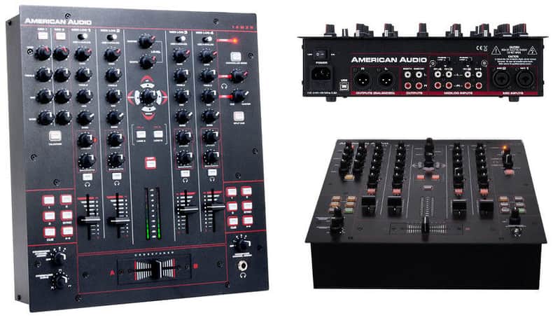 American Audio 14 Mxr 4 Channel Midilog (Midi/Analog) Dj Mixer