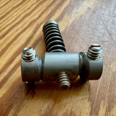 KMS TV Rails Compensated Tele Saddles, Steel, Aged image 4