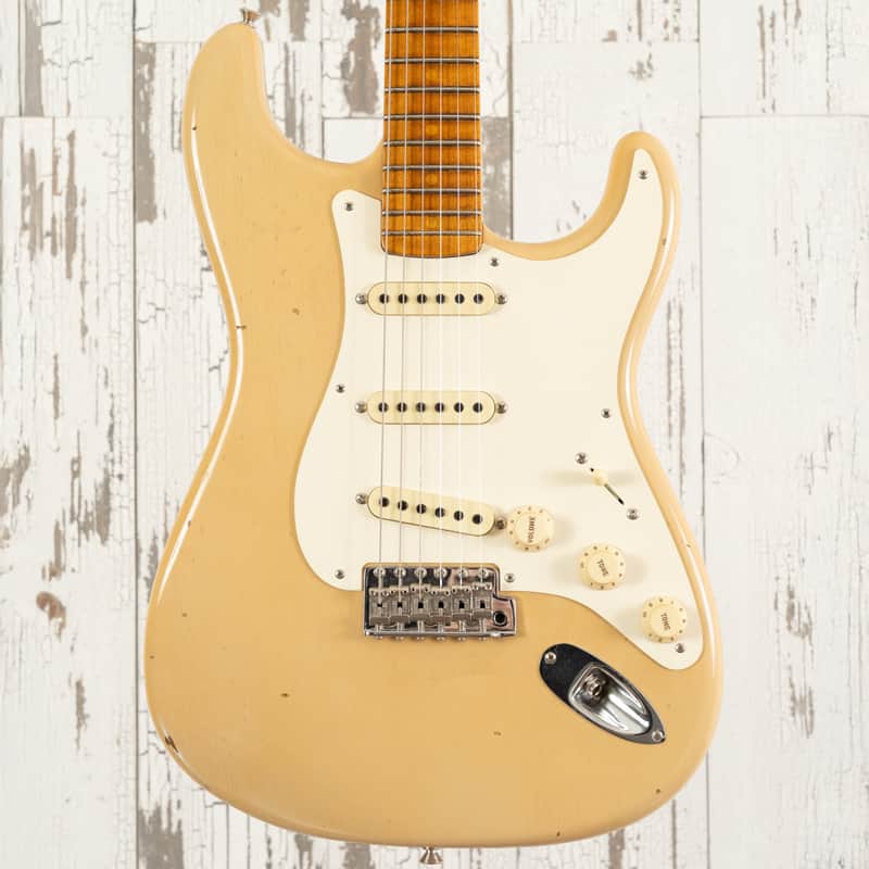 Fender Custom Shop Roasted Journeyman Relic '55 Stratocaster - 2017 NAMM Limited Edition - Desert Tan image 1
