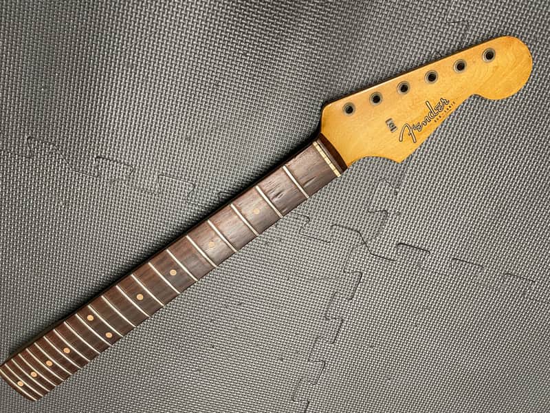 Fender Duo Sonic 1961 Slab Rosewood Pre CBS Neck Vintage 1962 1960's 60's Musicmaster Duosonic Duo-sonic image 1
