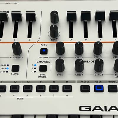 Roland Gaia 2 37-Key 22-Voice Synthesizer 2023 - Present - Silver + Original PSU image 8