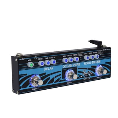Rowin DAP-3 Guitar Multi Effect Pedal 3-In-1 Delay / Roto Engine / Ocean Verb,price include the import duty for US buyer image 5
