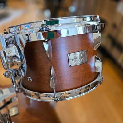 Drum Kits - Canopus 14x18 8x12 14x14 Yaiba II Bop (Antique Brown Matt) image 3