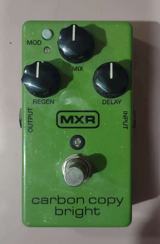MXR carbon copy bright ギターエフェクター MXR Carbon Copy Bright Analog Delay - YouTube