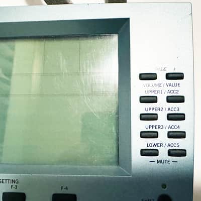 KORG PA50 Synthesizer LCD Display with a Bezel Assembly. Works Great ! image 3