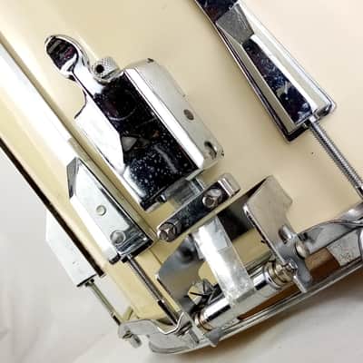CB Drums 12x14" 8Ply 10Lug CB700 Parade Snare Drum Piano White Wrap - 3660 Kaman image 8