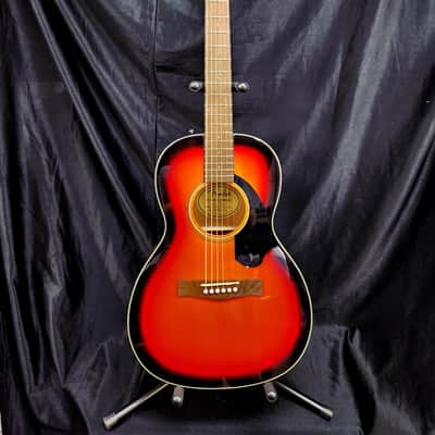 Fender CP-60S Parlor Acoustic Guitar - Sunburst image 7
