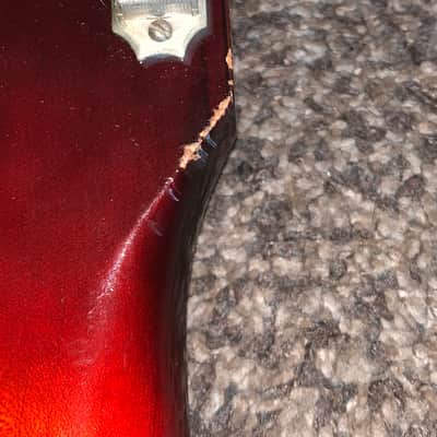 Vintage Harmony Rocket hollow body electric guitar made in usa image 7