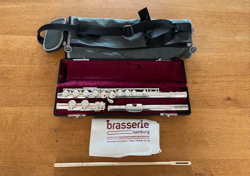 Jupiter JFL700 Student Closed Hole C Flute with Offset G 2010s - Silver image 1