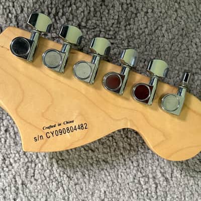 Squier Stratocaster Sunburst L/H strung righty! image 5