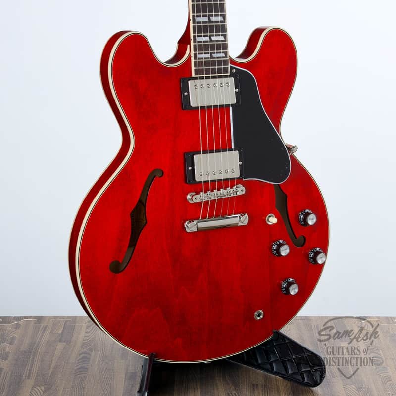 Gibson Es 345 Semi Hollow Electric Guitar (Sixties Cherry) image 1