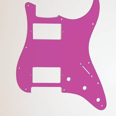 Carmedon Electronics Stratocaster Pickguard HH 2021 Pink image 1