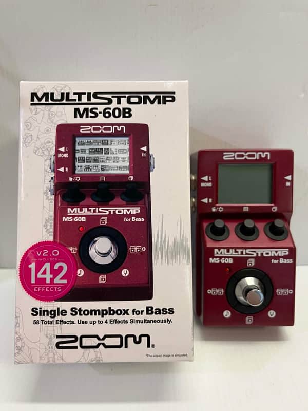 Zoom MS-60B MultiStomp 2013 - 2016 - Red image 1