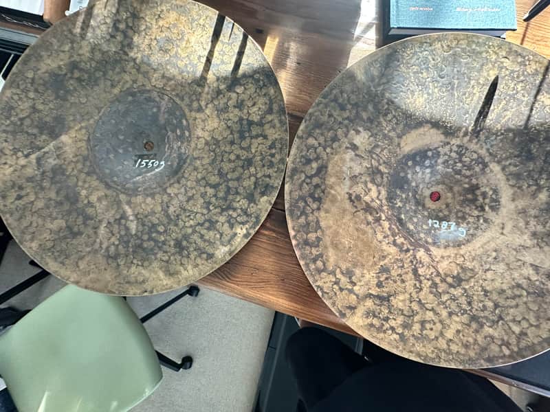 Meinl 15" Byzance Vintage Pure Hi-Hat (Pair) Un-Lathed image 1