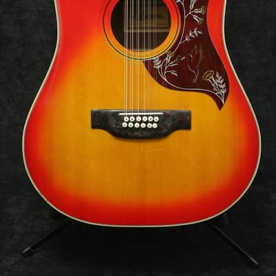 Aria 9614, 12 string, Two Tone Sunburst, Made in Japan image 2