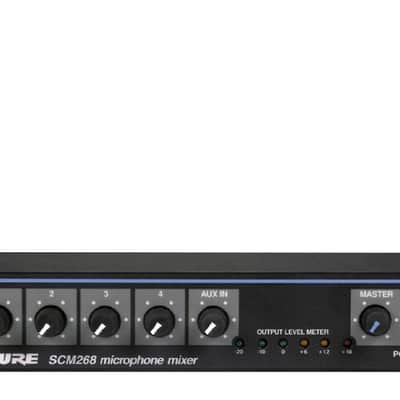 Shure SCM268 4-Channel Mic Mixer image 1