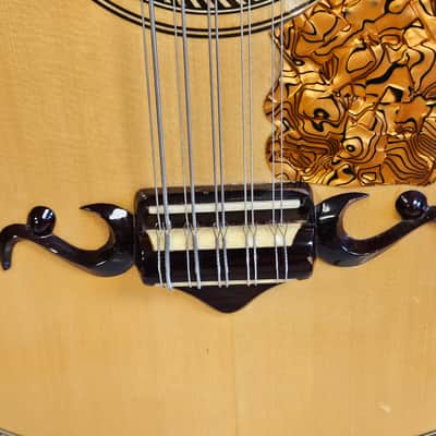 M. Hernandez Bajo Quinto — Single-Cut, Gold Pickguard, Active EMG, Hard Case image 8