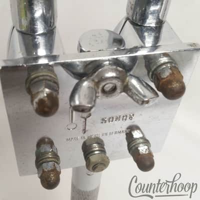 *Sonor Bass Drum Double Tom Post Arm Mounts Holder Phonic/Super Champion Vintage image 1