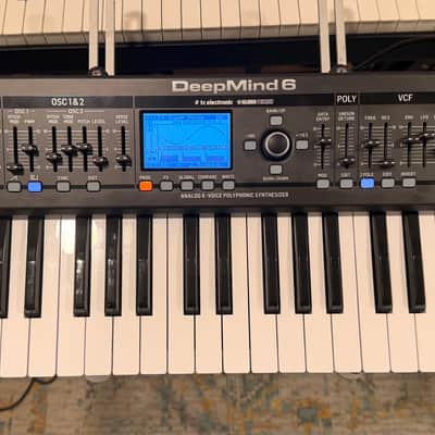 Behringer DeepMind 6 37-Key 6-Voice Polyphonic Analog Synth 2017 - Present - Black
