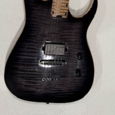 custom built Ibanez style guitar Ibanez/ESP E 2025 - Black nitro image 9