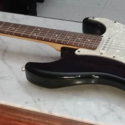Electric Guitar Orange CRUSH STRATOCASTER Black SSH 1 Humbucker 2