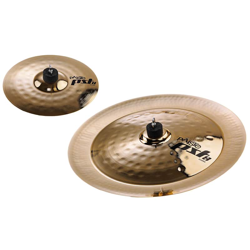 Paiste PST 8 Reflector Rock Effects Pack 10 / 18" Cymbal Pack image 1