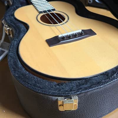 2012 Tony Graziano Tenor Ukulele #590 – Spruce / Figured Koa – Hardshell Case image 11