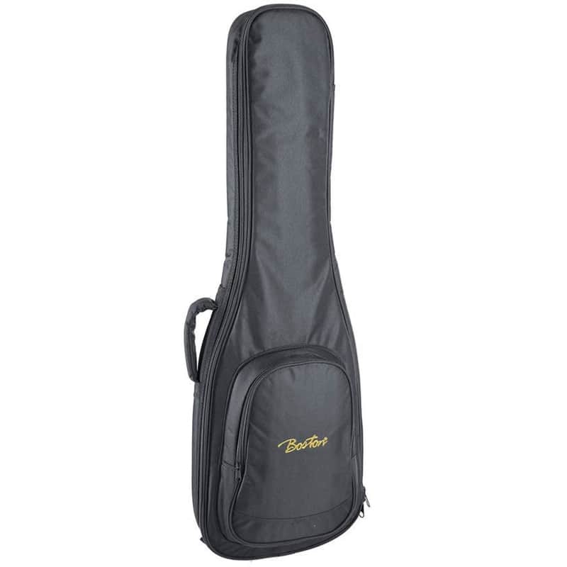 Boston Electric Guitar Padded Gig Bag With Large Pocket - Black image 1