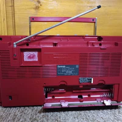 Panasonic RX F 32LS Rare Vintage Red Casette Deck Boombox Warranty image 4
