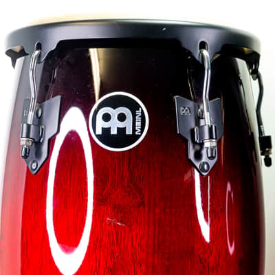 Meinl Headliner Series 11" & 12" Wood Conga Set with Basket Stands – Wine Red image 2