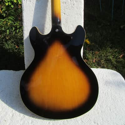Washburn HB30TSK 335 Dot Neck Copy Guitar, 2012, HSC, Mint image 11