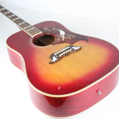 1968 Gibson Dove Vintage Acoustic Guitar Cherry Sunburst 100% Original w/ OHSC Minty 1960's Dreadnought with Manual image 7