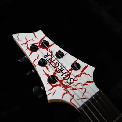 Schecter USA Custom Shop Sunset Extreme-6 Blood Crackle 6-String Electric Guitar w/ Case (2025) image 3