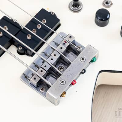 1985 B.C. Rich Warlock Bass NJ Series White Nikki Sixx w/ Active Preamp, Japan image 8