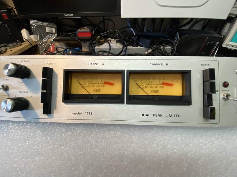 Urei 1178 Stereo Peak Limiter 1970s - Silverface image 1