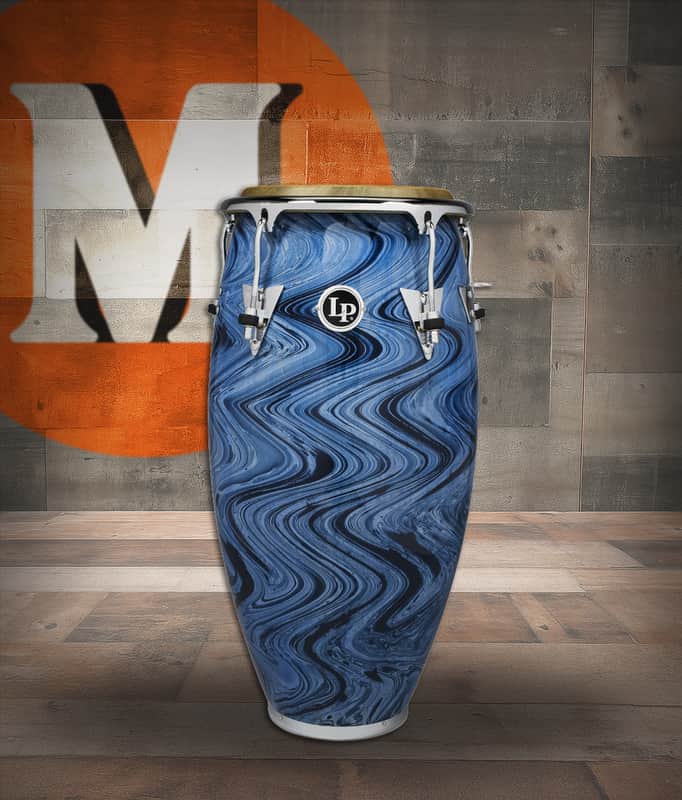 Latin Percussion LP J Madera CCII 11" Quinto Blue Swirl (LPL522X-JM) image 1