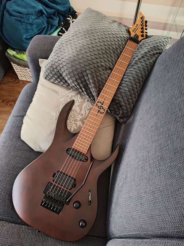 Solar Guitars AB1.6FRNB 2024 - Natural Brown Matte image 1